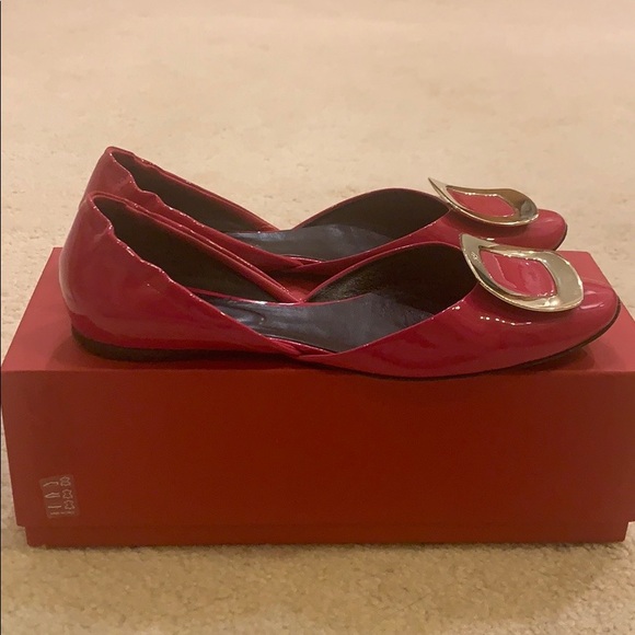 ROGER VIVIER Ballerine Chips Patent d’Orsay flats - Picture 8 of 15